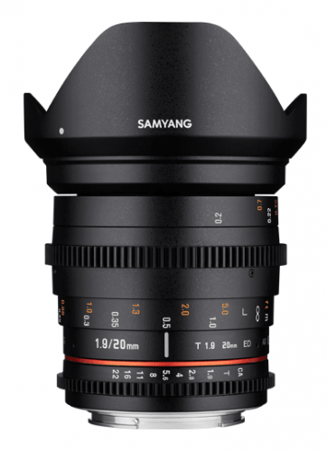 Объектив Samyang 20mm T1.9 VDSLR Nikon- фото